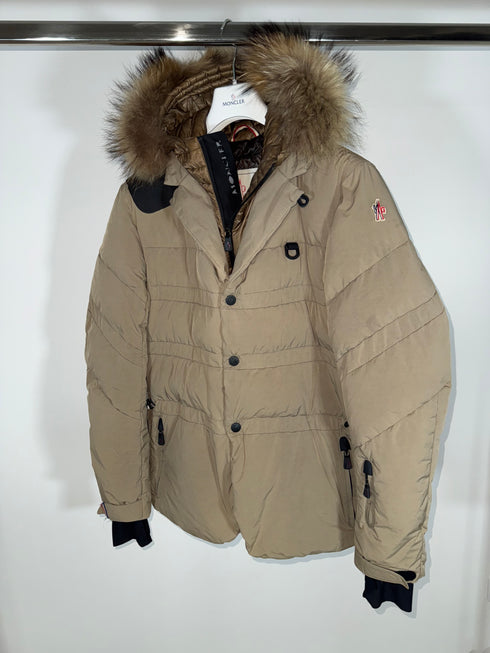 Moncler Zillertal Jacket Size 5 Beige